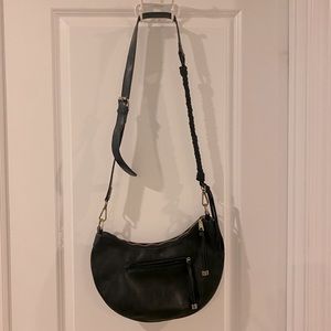 Crossbody purse, made by Anthropologie, black